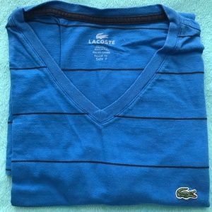 MEN'S Lacoste V-Neck Size 7  US size mens XL